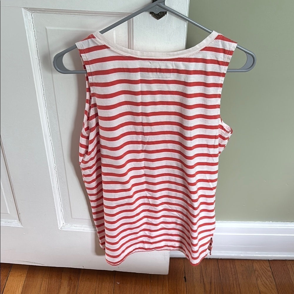 Eddie Bauer Orange and Pink Sleeveless Tank Top - Picture 3 of 3